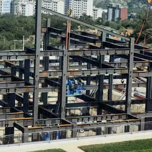 Plataforma de estructura de acero